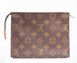 Authentic LOUIS VUITTON Monogram Canvas Toiletry 19