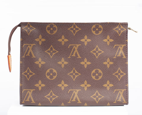 Authentic LOUIS VUITTON Monogram Canvas Toiletry 19