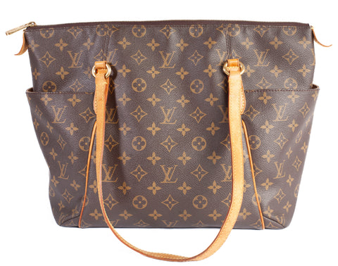 Authentic LOUIS VUITTON Monogram Canvas Totally MM Shoulder Bag
