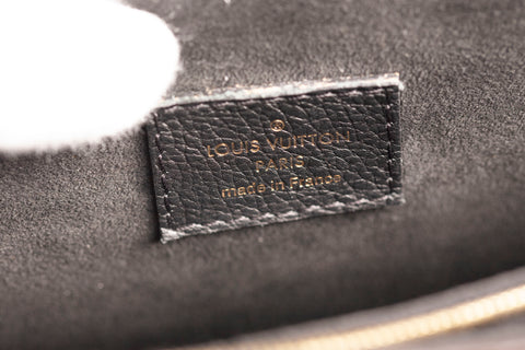 Authentic Black Louis Vuitton Monogram Victoire Shoulder Bag
