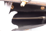 Authentic Black Louis Vuitton Monogram Victoire Shoulder Bag