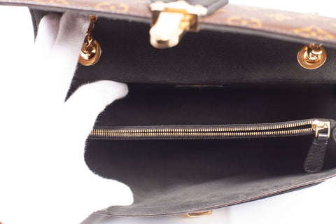 Authentic Black Louis Vuitton Monogram Victoire Shoulder Bag