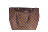 Authentic LOUIS VUITTON Damier Ebene Canvas Westminster GM Shoulder Bag