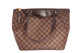 Authentic LOUIS VUITTON Damier Ebene Canvas Westminster GM Shoulder Bag