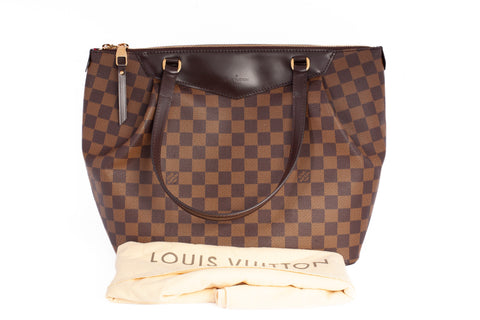 Authentic LOUIS VUITTON Damier Ebene Canvas Westminster GM Shoulder Bag