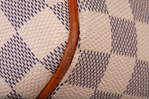 Authentic Louis Vuitton Damier Azur Siracusa PM Crossbody Bag