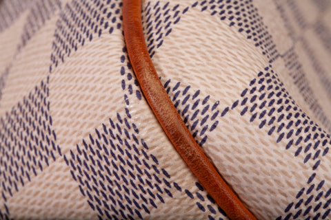 Authentic Louis Vuitton Damier Azur Siracusa PM Crossbody Bag