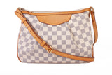 Authentic Louis Vuitton Damier Azur Siracusa PM Crossbody Bag