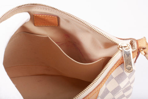 Authentic Louis Vuitton Damier Azur Siracusa PM Crossbody Bag