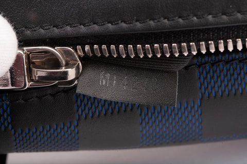 Authentic Louis Vuitton Damier Infini Campus BumBag Navy/Black