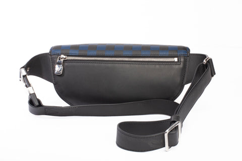 Authentic Louis Vuitton Damier Infini Campus BumBag Navy/Black