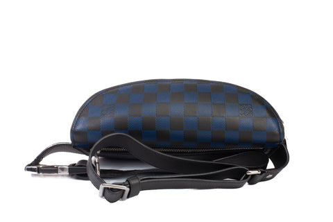 Authentic Louis Vuitton Damier Infini Campus BumBag Navy/Black