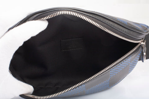 Authentic Louis Vuitton Damier Infini Campus BumBag Navy/Black