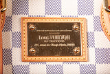 Authentic Louis Vuitton Damier Azur Hampstead MM Handbag