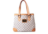 Authentic Louis Vuitton Damier Azur Hampstead MM Handbag