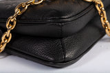 Authentic Louis Vuitton Black Monogram Empreinte Leather Liv Pochette