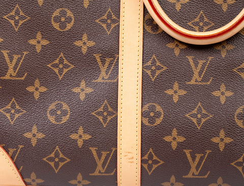 Authentic LOUIS VUITTON Monogram Canvas Porte Documents Voyage Briefcase