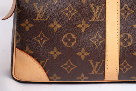 Authentic LOUIS VUITTON Monogram Canvas Porte Documents Voyage Briefcase