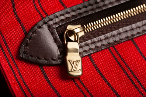 Authentic Louis Vuitton Damier Ebene MM Neverfull Tote Bag