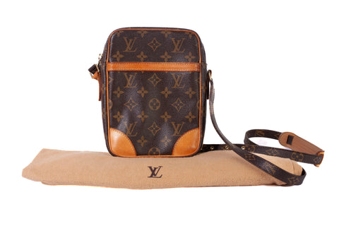 Authentic Louis Vuitton Monogram Canvas Danube Shoulder Bag