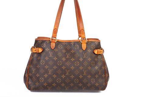 Authentic LOUIS VUITTON Monogram Canvas Batignolles Horizontal Shoulder Bag