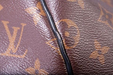Authentic Louis Vuitton Monogram Macassar Keepall Bandouliere 55