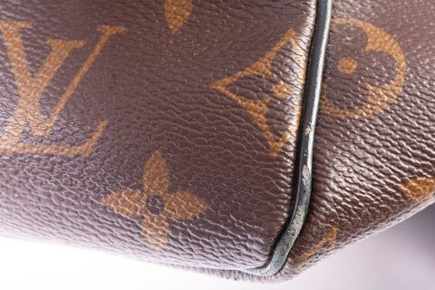 Authentic Louis Vuitton Monogram Macassar Keepall Bandouliere 55