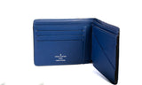 Authentic Louis Vuitton Cobalt Blue Monogram Taigarama Wallet