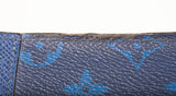 Authentic Louis Vuitton Cobalt Blue Monogram Taigarama Wallet