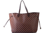 Authentic Louis Vuitton Damier Ebene MM Neverfull Tote Bag