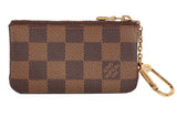 Authentic Louis Vuitton Brown Damier Ebene Key Pouch