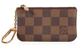 Authentic Louis Vuitton Brown Damier Ebene Key Pouch