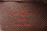 Authentic Louis Vuitton Brown Damier Ebene Key Pouch