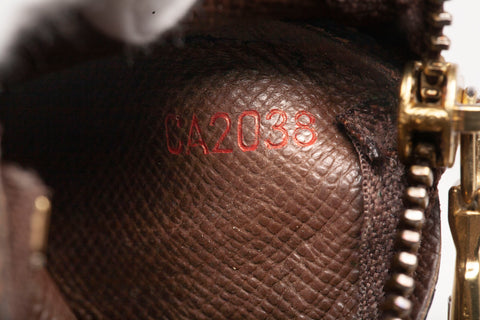 Authentic Louis Vuitton Brown Damier Ebene Key Pouch