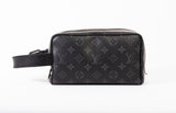 Authentic Louis Vuitton Monogram Eclipse Dopp Kit Toilet Pouch