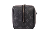 Authentic Louis Vuitton Monogram Eclipse Dopp Kit Toilet Pouch