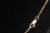 Unisex 14k Yellow Gold Link Chain Size 17.5"