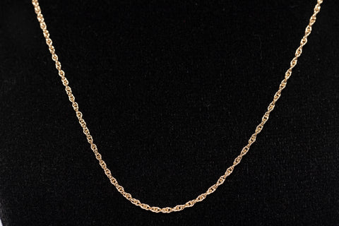 Unisex 14k Yellow Gold Link Chain Size 17.5"