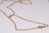 Unisex 14k Yellow Gold Paperclip Link Chain 24''