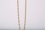 Unisex 14k Yellow Gold Paperclip Link Chain 24''