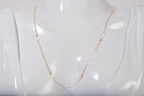 Ladies 18k Yellow Beaded by the Yard Chain 17"