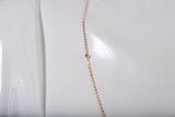 Ladies 18k Yellow Beaded by the Yard Chain 17"