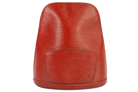 Authentic Louis Vuitton Brown Epi Leather Gobelins Backpack