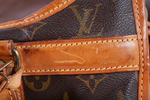 Authentic Vintage LOUIS VUITTON Monogram Canvas Sac Chien 40 Pet Carrier