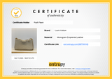 Authentic Cream Louis Vuitton Empreinte Easy Pouch On Strap
