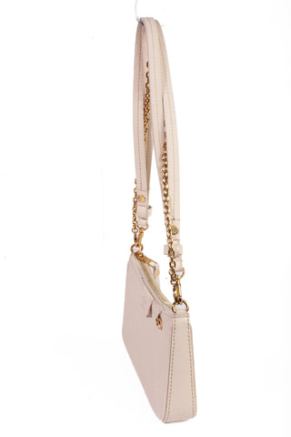 Authentic Cream Louis Vuitton Empreinte Easy Pouch On Strap