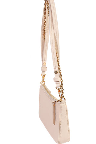 Authentic Cream Louis Vuitton Empreinte Easy Pouch On Strap
