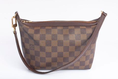 Authentic Louis Vuitton Damier Ebene Illovo PM Shoulder Bag