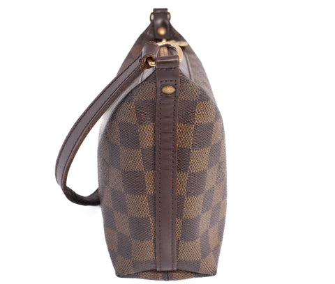 Authentic Louis Vuitton Damier Ebene Illovo PM Shoulder Bag