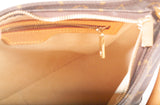 Authentic Louis Vuitton Brown Monogram Canvas Looping MM Shoulder Bag